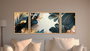 Wallity Huhu310 - Conjunto de 3 Cuadros Decorativos Multicolor